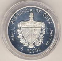 Kuba 1993. "Postatörténet-hajó" 5P Ag T:PP