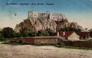Beckó, Beczkó, Vág-völgye, Vár / castle ruins