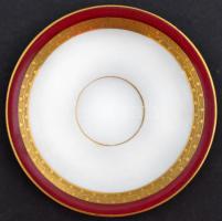 Pirkenhammer mokkás csésze és alj, matricás, jelzett, hibátlan