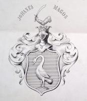 1885 A magos család címerének hivatalos tanúsító levele
