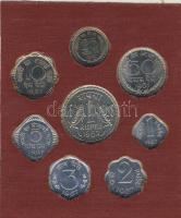 India 1962-67. "Decimal coins set" 1p-1R 8 klf db T:1 Eredeti díszcsomagolásban!