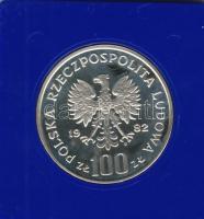 Lengyelország 1982. "Gólya" 100Zl Ag T:PP Eredeti tokban!