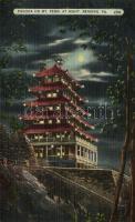 Mount Penn, Pagoda at night