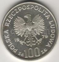 Lengyelország 1979. "Hiúz" 100Zl Ag T:PP Tanúsítvánnyal!