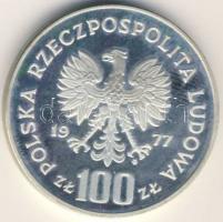 Lengyelország 1977. "Bölény" 100Zl Ag T:PP Tanúsítvánnyal!