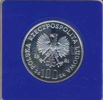 Lengyelország 1981. "Ló" 100Zl Ag T:PP Eredetitokban, tanúsítvánnyal!