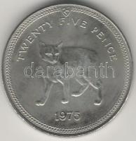 Nagy-Britannia Man sziget 1975. "Macska" 25p T:1 Tanúsítvánnyal!