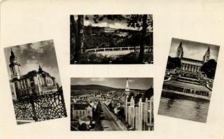 15 db régi városképes képeslap, Magyarország, sok Pécsi lappal, vegyes minőség / 15 old Hungarian to...