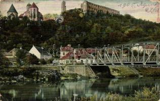 15 db régi városképes képeslap, több lapon Bécs, vegyes minőség / 15 old town-view postcards, some c...