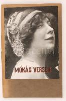 Borbás Gyula: Mókás versek. Kézirat. Bp., 1943. A szerző ajánló soraival és dedikációjával Rácz Vali (1911-1997) színésznő részére.