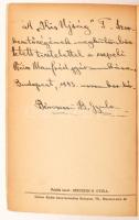 Bérczessi B. Gyula: Ha szél fú a hegyek felől. Versek. Bp., 1943, szerzői. A szerző ajánlásával és d...