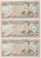 Irak 1994. 50D (9x) sorszámkövetők T:I Iraq 1994. 50 Dinars (9x) sequential serials C:UNC