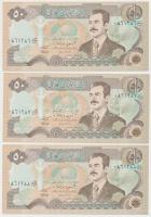 Irak 1994. 50D (9x) sorszámkövetők T:I
Iraq 1994. 50 Dinars (9x) sequential serials C:UNC