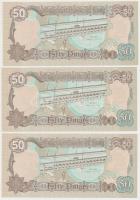 Irak 1994. 50D (9x) sorszámkövetők T:I
Iraq 1994. 50 Dinars (9x) sequential serials C:UNC