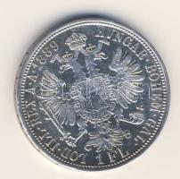 Ausztria 1889. 1Fl Ag T:2/2-