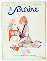 1924 Le Sourire francia humoros erotikus hetilap színes képekkel / 1924 Le Sourire French journal with erotic pictures