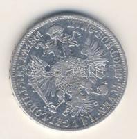 Ausztria 1861A 1Fl Ag T:3