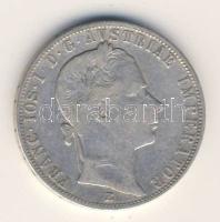 Ausztria/magyar verdejel 1858E 1Fl Ag T:2- /3