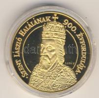 1995. "Szt.László-Nagyvárad" aranyozott réz emlékérem. Szign:Lebó F. T:PP Tanúsítvánnyal, csak 3000db R!