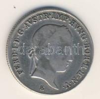 Ausztria/magyar verdejel 1847E 20Kr Ag T:3+