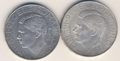 Románia 1941. 500L Ag "Moldova" (2x) T:2