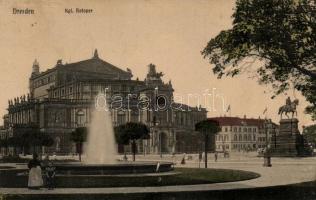 Dresden, Kgl. Hofoper / opera house (pinholes)