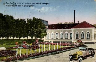 Marosújvár, Ocna Mures; Sós és gyógyfürdő, kollázs / salt bath, spa, collage, automobile (fa)