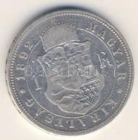 1892. 1Ft Ag "Fiumei címer" T:3