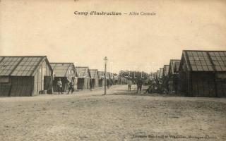 Mortagne, Allée Centrale / WWI military camp, central alley