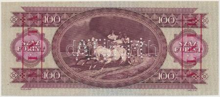 1968. 100Ft "MINTA" perforációval és felülnyomással "B 000 000690" sorozatszámma...