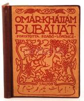 Omár Khájjám: Rubáiját. Fordította Szabó Lőrincz.  Bp., 1920, Táltos. 126 p. Korabeli vászonkötésben, a címlap felragasztva. Első magyar nyelvű kiadás, kis példányszámban megjelent kötet.