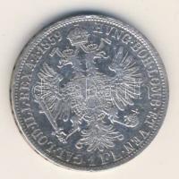 Ausztria 1859A 1Fl Ag T:3