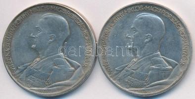 1939. 5P Fe &quot;Horthy balra&quot; (2x) T:2-