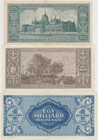 1945. 10.000.000P + 1.000.000P + 1946. 1.000.000MP + 100.000.000MP + 1.000.000.000MP + 10.000BP T:ve...