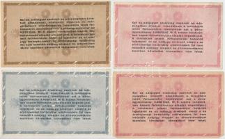1946. 10.000AP + 100.000AP + 500.000AP + 1.000.000AP (2xklf papír) T:III