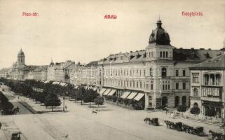 20 db régi történelmi magyarországi városképes képeslap, néhány lap Abbáziából, vegyes minőség / 20 old, historical Hungarian town-view postcards, some cards from Opatija, mixed quality