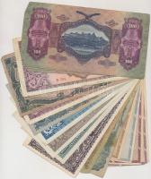 18db-os vegyes pengő és adópengő bankjegy tétel T:vegyes