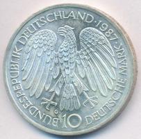 NSZK 1987G 10M Ag "Európai Közösség" T:1- apró ph.
FRG 1987G 10 Mark Ag "30 Years of...
