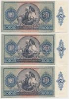 1941. 20P (3x) sorszámkövetők T:I,I-