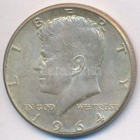 Amerikai Egyesült Államok 1964. 1/2$ Ag &quot;Kennedy&quot; T:2  USA 1964. 1/2 Dollar Ag &quot;Kennedy&quot; C:XF