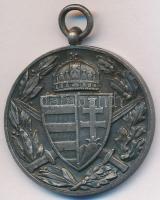 1929. &quot;Magyar Háborús Emlékérem kardokkal, sisakkal&quot; ezüstözött Br kitüntetés mellszalag nélkül, peremen &quot;BRONZ&quot; beütéssel T:2  Hungary 1929. &quot;Hungarian Commemorative War Medal with swords and a helmet&quot; silver plated Br decoration without ribbon, with &quot;BRONZ&quot; mark on the edge C:XF  NMK 418.