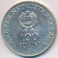 1972. 100Ft Ag "Budapest" T:PP ujjlenyomat