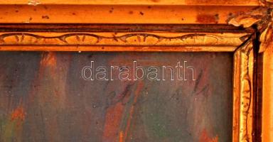 Schéner Mihály (1923-2009): Virágcsendélet. Olaj, farost, jelzett, üvegezett keretben 50×40 cm