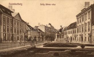 Szombathely, Szily János utca, szobor, kiadja Dukesz Jenő (EK)