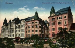 10 db régi magyarországi képeslap, vegyes minőség / 10 old Hungarian town-view postcards, mixed quality