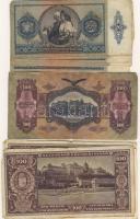 Kis tétel bankjegy pengő-infla 21db T:II,III/III,IV