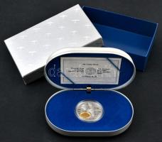 Kanada 1992. 20$ Ag "Curtiss JN-4 - Frank Wilton Baillie" aranyozott portré, eredeti díszt...