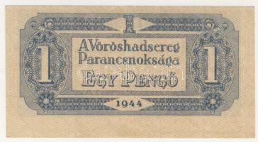1944. 1P "V.H." alapnyomat függőleges!, igen erősen felfelé csúszott nyomat T:I