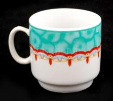 Kínai 6 db-os kávés készlet, matricás, hibátlan, jelzett