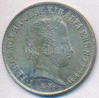 1848KB 20kr Ag "V. Ferdinánd" T:2 patina, juszt